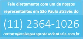 Caixa para prtese dentria, caixa de transporte para prtese dentria e embalagem para prtese dentria.